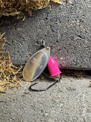 R&B UV Silver & Flo Pink Cone Spinner Limited Run