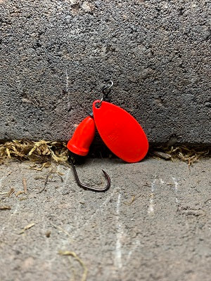 R&B Flo Red Blade On Flo Red Bell (Blackout Hardware)
