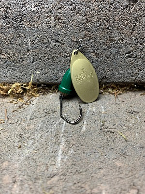 R&B Tarnished Brass Blade On Army Truck Bell (Blackout Hardware)