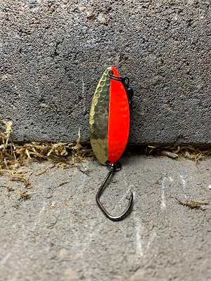 R&B Hammered Brass n Flo Red 5050