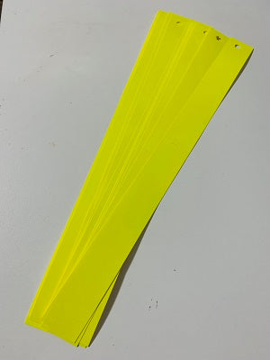 1" X 12" Fluorescent Yellow Tape