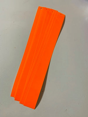 1" X 12" Fluorescent Orange Tape