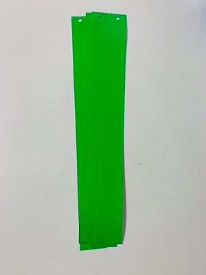 1" X 12" Fluorescent Green Tape