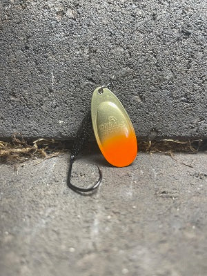 R&B Tipped Spinners Orange Tip on Brass with MJ Body