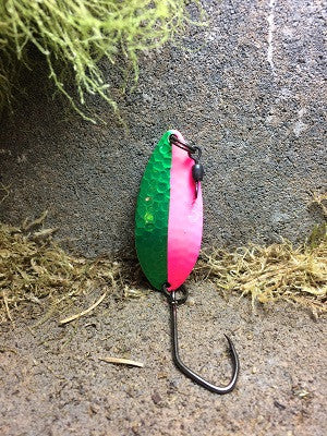 R&B Hammered Candy Emerald n Fluorescent Pink 5050