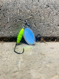 Custom Run: R&B #4 Silver on Candy Lime Old School Body with Moon Jelly Die Cut