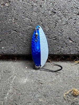 R&B Hammered Candy Blue n White Pearl 5050