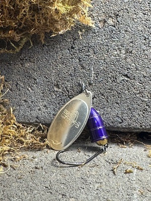 R&B UV Silver & Candy Purple Cone Spinner Limited Run