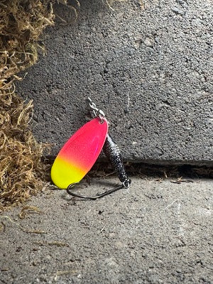 R&B #4.5 Candy Pink with Chartreuse Tip & MJ Body - Paint Shop Custom