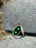 Custom Run: Tarnished Brass n Tarnished Brass Old School Body with Black n Green Die Cuts