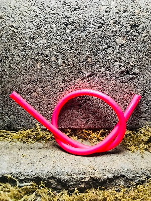 Latex Fluorescent Cerise Tubing