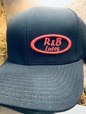 R&B Black with Pink Stitch Pacific Headwear  Performance Hat