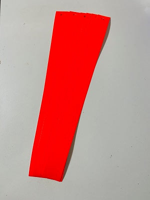 1" X 12" Fluorescent Red Tape