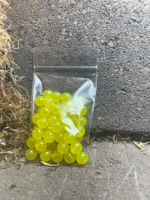 Spinner Beads: Fluorescent Foggy Chartreuse